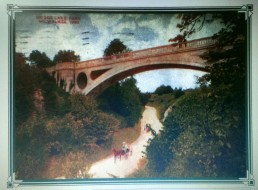 Lake Park Bridge postcard