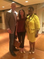 David Effertz, Tiffany Tinsey and Thelma Sias at HWTN's June 1 meeting